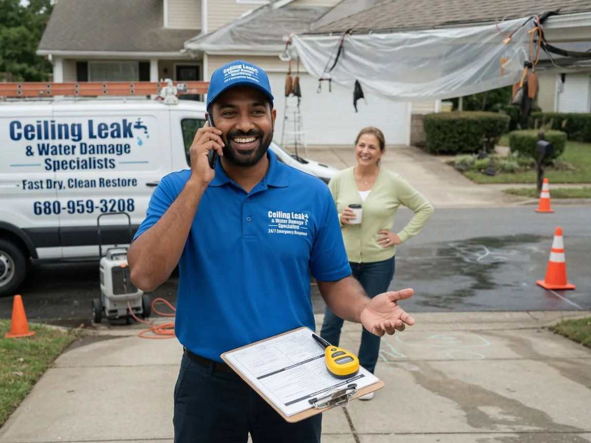 Ceiling Leak Cleanup Bath, NC FAQs